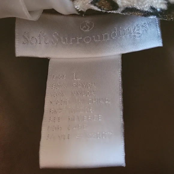 Soft Surroundings full length  belted dress - Picture 2 of 5